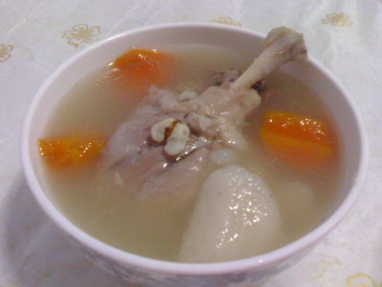水鸭山药汤步骤9