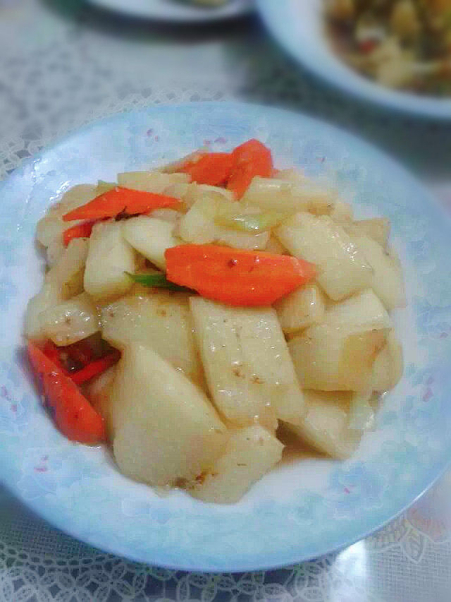 素炒山药条步骤6