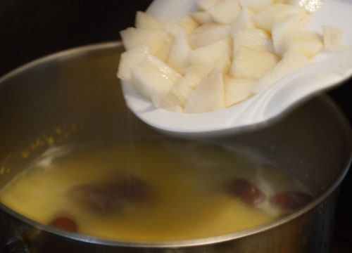 红枣小米山药粥步骤6