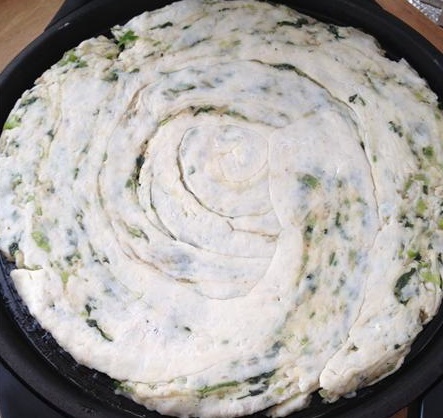 山药孜然香菜油酥饼步骤16