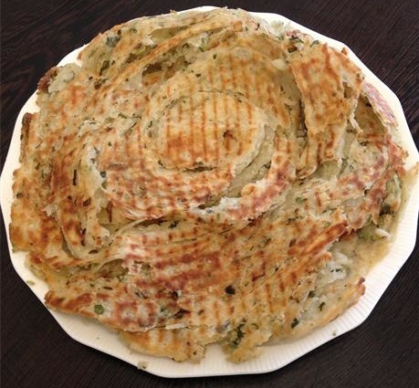 山药孜然香菜油酥饼步骤18