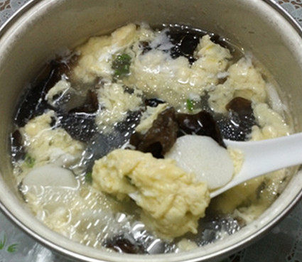 山药木耳鸡蛋汤步骤10