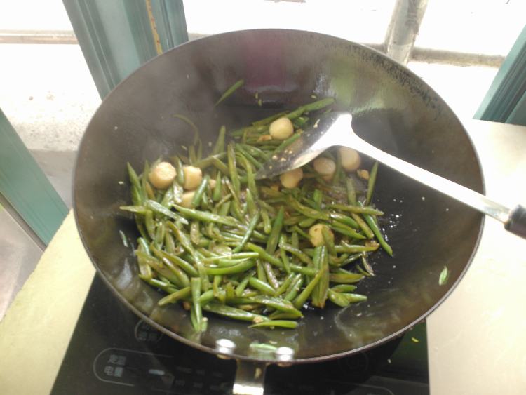 刀豆炒山药步骤9