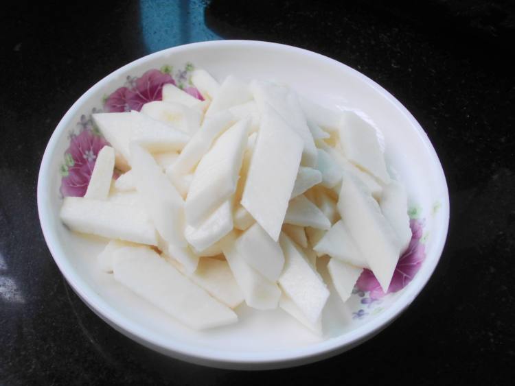醋溜山药步骤3