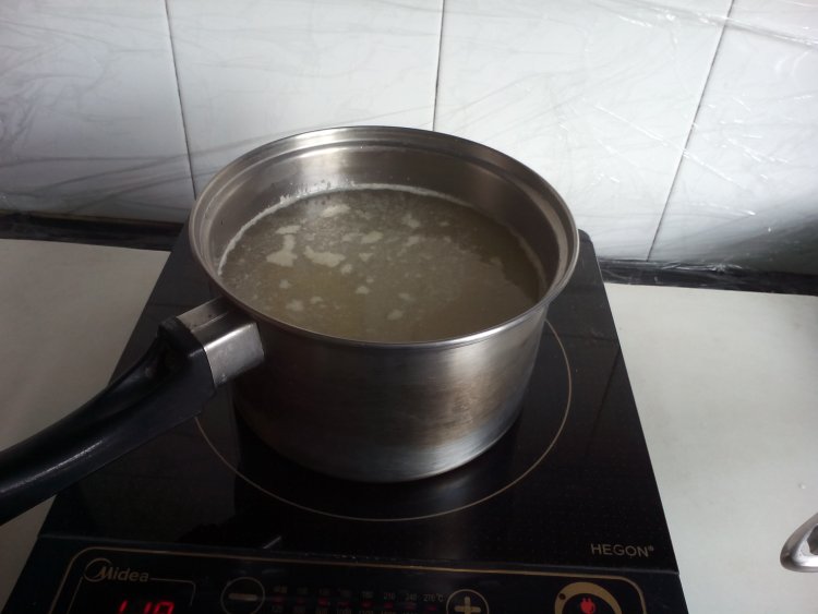白果山药小米粥步骤2