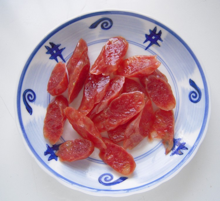 山药炒腊味步骤5