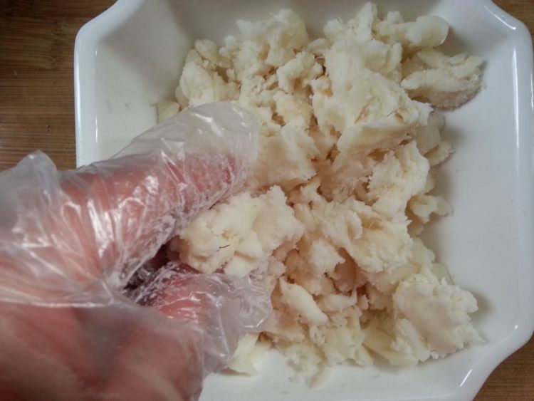 山药糯米绿豆糕步骤6