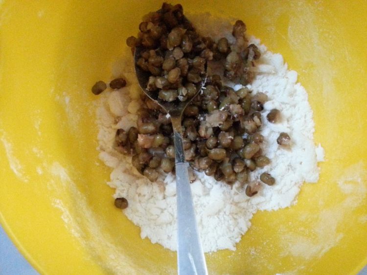 山药糯米绿豆糕步骤8