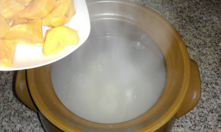 山药红薯糯米粥步骤5