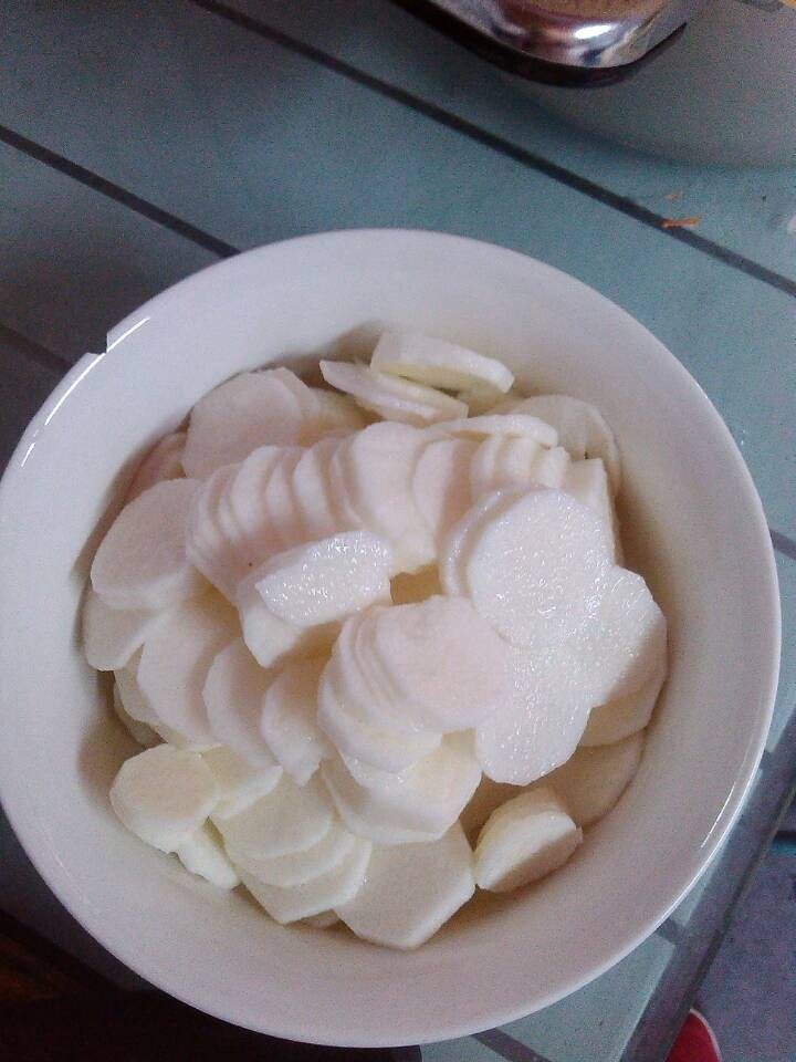 山药炒鸡蛋步骤2