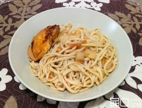 煎蛋茄汁炒面