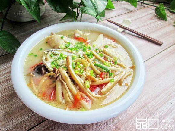 茶树菇鱼骨汤