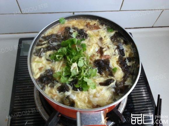 金针菇鸡蛋汤