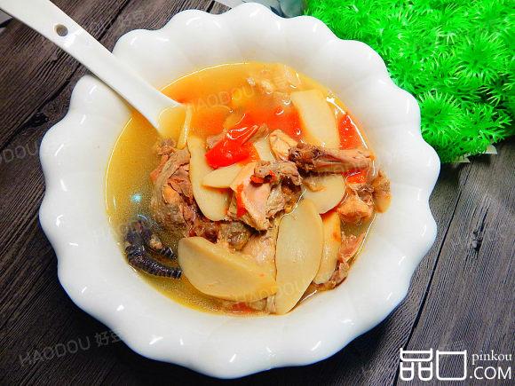 番茄杏鲍菇鸡汤