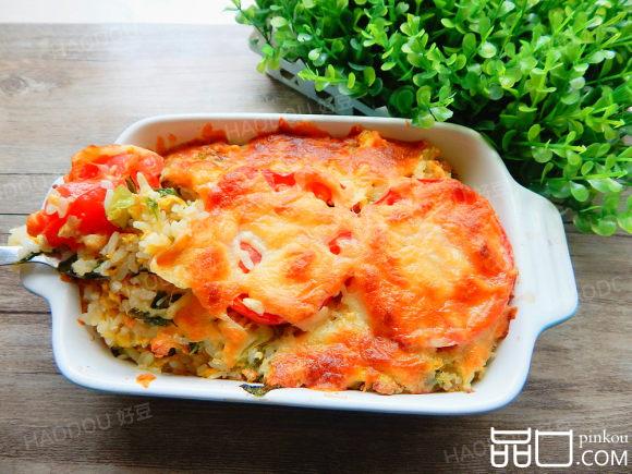 生菜鸡蛋焗饭