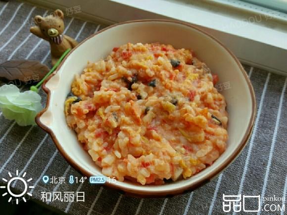 圣女果娃娃菜烫饭