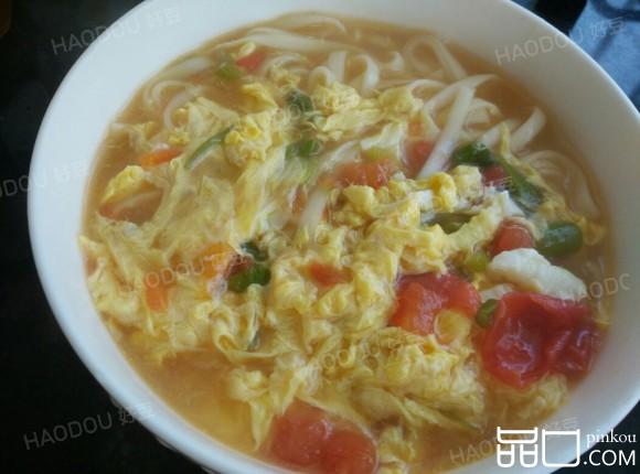 西红鸡蛋面