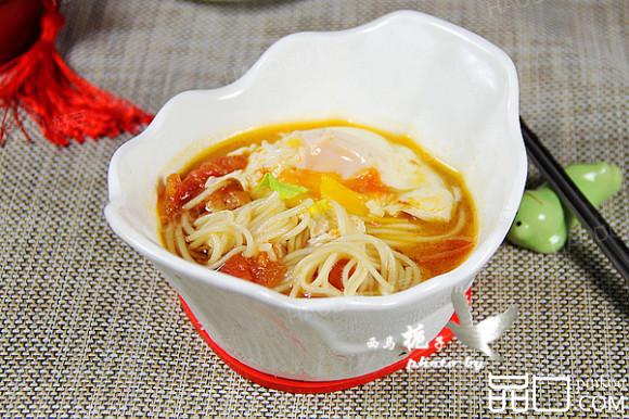 西红柿鸡蛋汤面