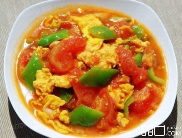 西红柿辣子炒鸡蛋