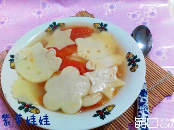 卡通热汤面