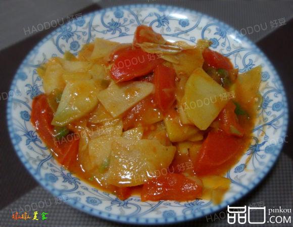土豆片炒西红柿