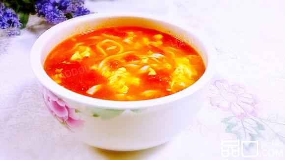 西红柿鸡蛋面条汤