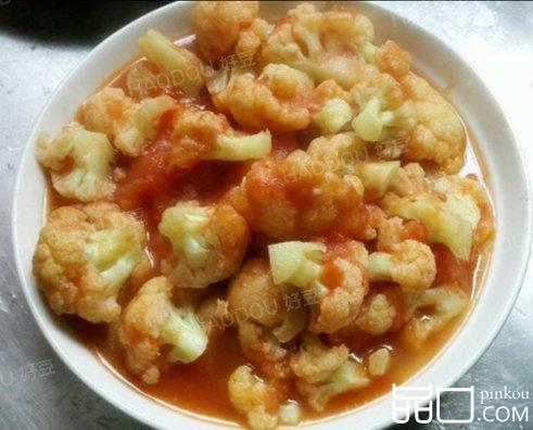 西红柿烧菜花