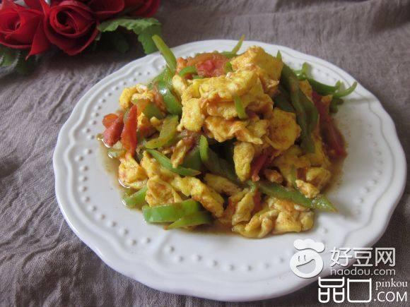 尖椒西红柿炒蛋