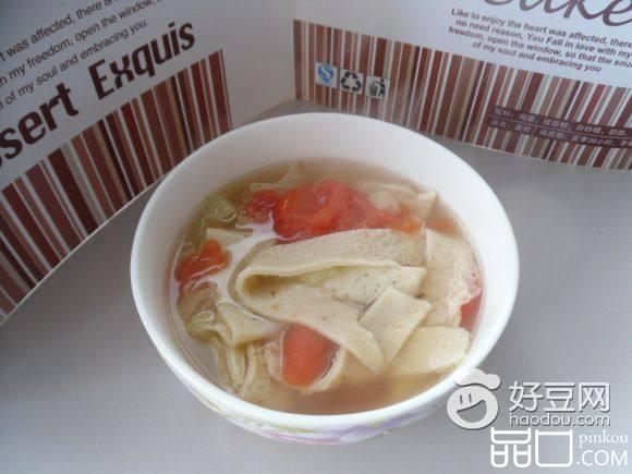西红柿热汤饼