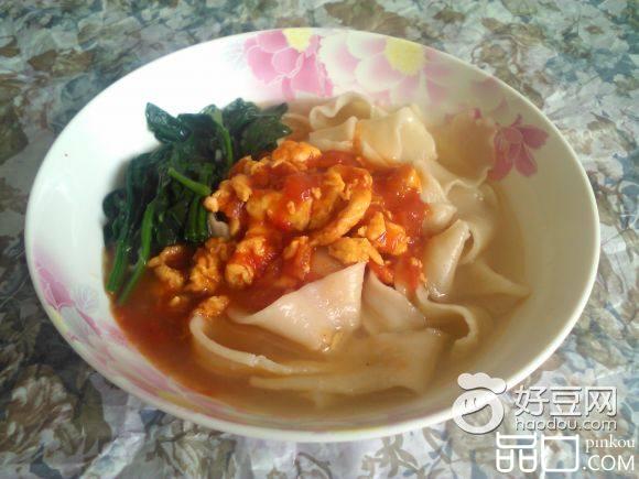 鸡蛋西红柿烩面