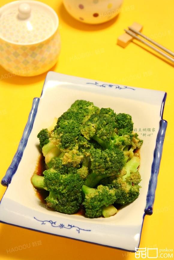 咸鲜酱汁炒西兰花