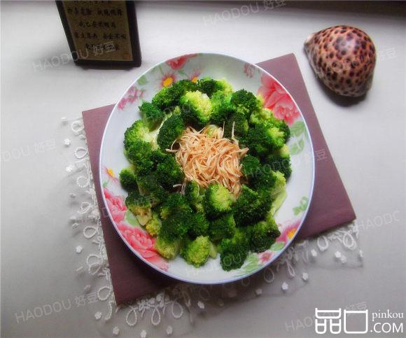 鸡丝炒西兰花