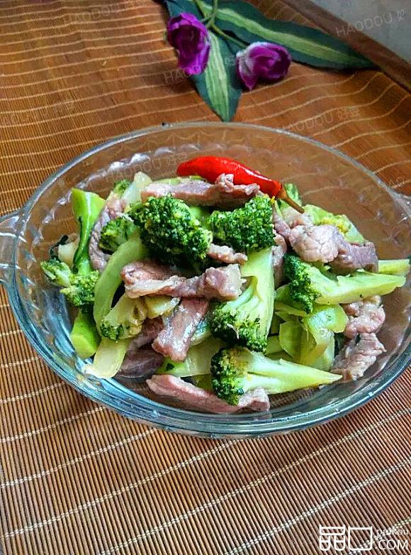 肉炒西兰花