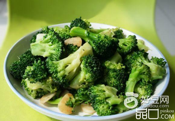 蒜片西兰花