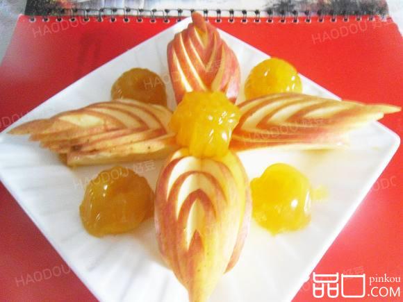 苹果花式果盘