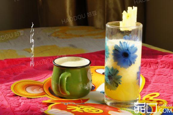 苹果菠萝奶昔