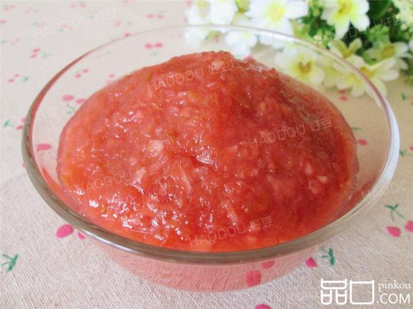 苹果山楂果粒果酱