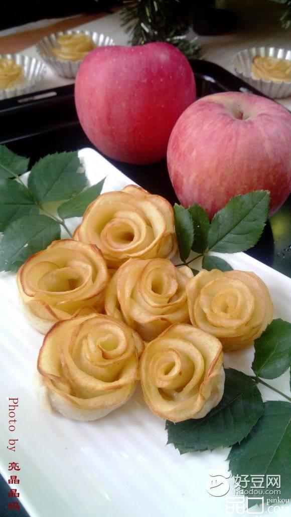 【手工美食】苹果玫瑰
