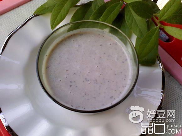 黑加仑苹果奶昔