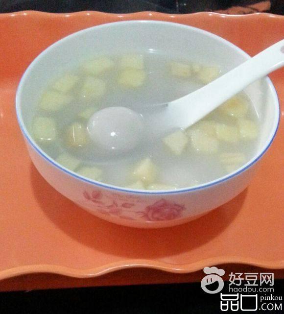 苹果圆子汤