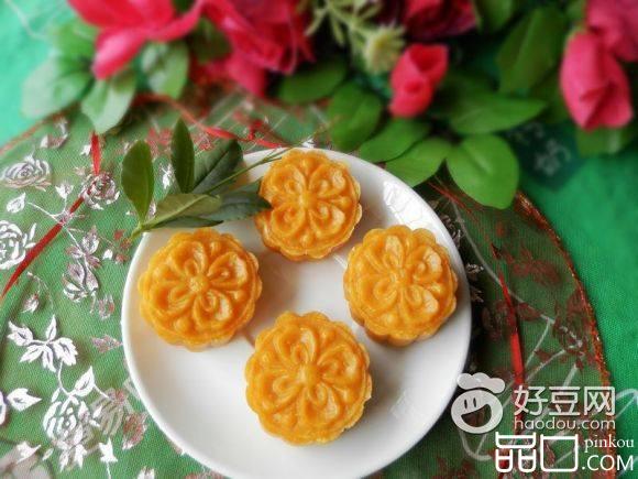苹果馅南瓜月饼