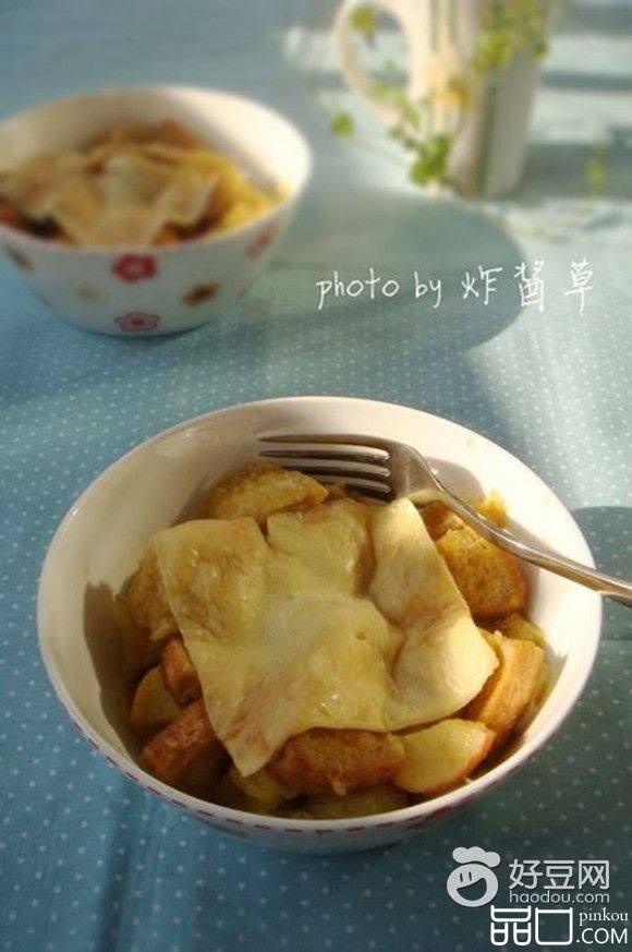 吐司焗水果