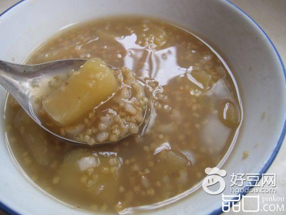 苹果米粥
