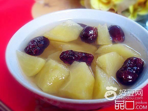 大枣苹果冰糖汤
