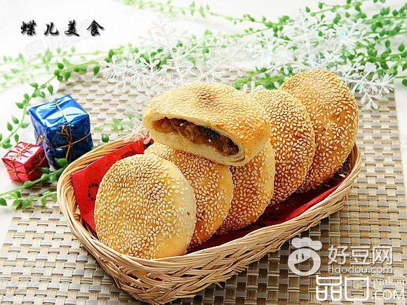 肉桂苹果馅芝麻烧饼