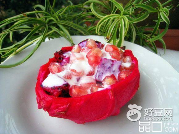酸奶水果船