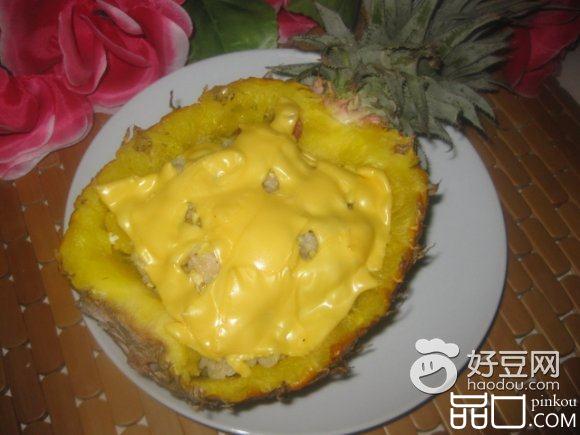 芝士菠萝腊肠焗饭