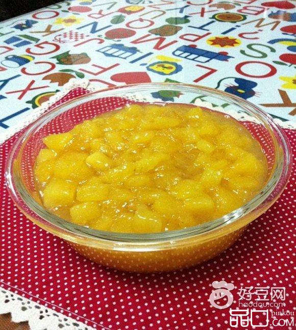 菠萝果肉果酱