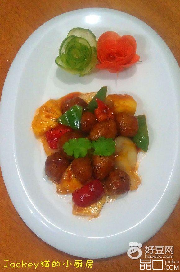 菠萝咕咾肉球