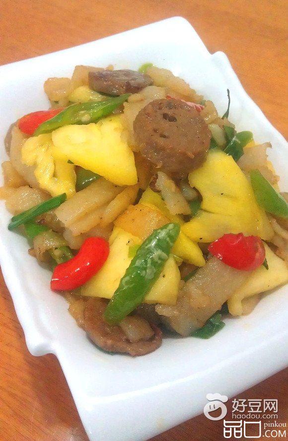 菠萝炒米皮